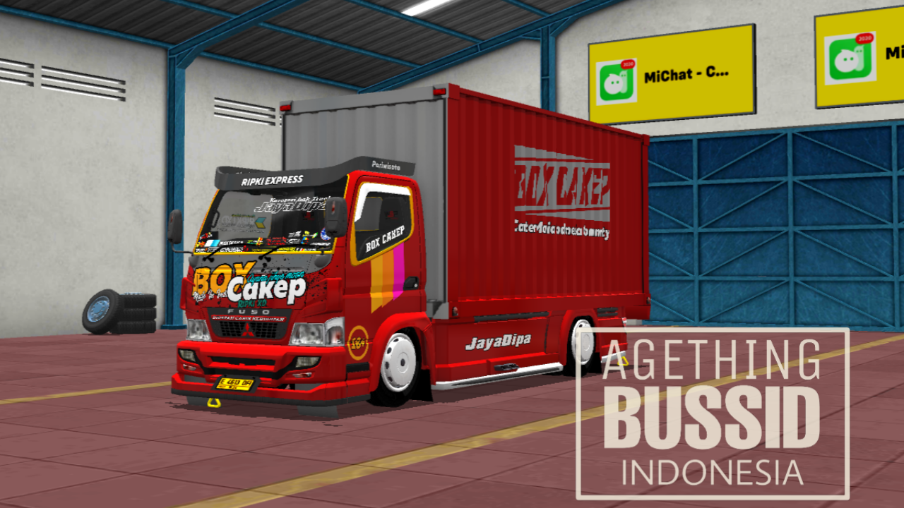 Mod Bussid Truk Mitsubishi Canter Box BUSSID