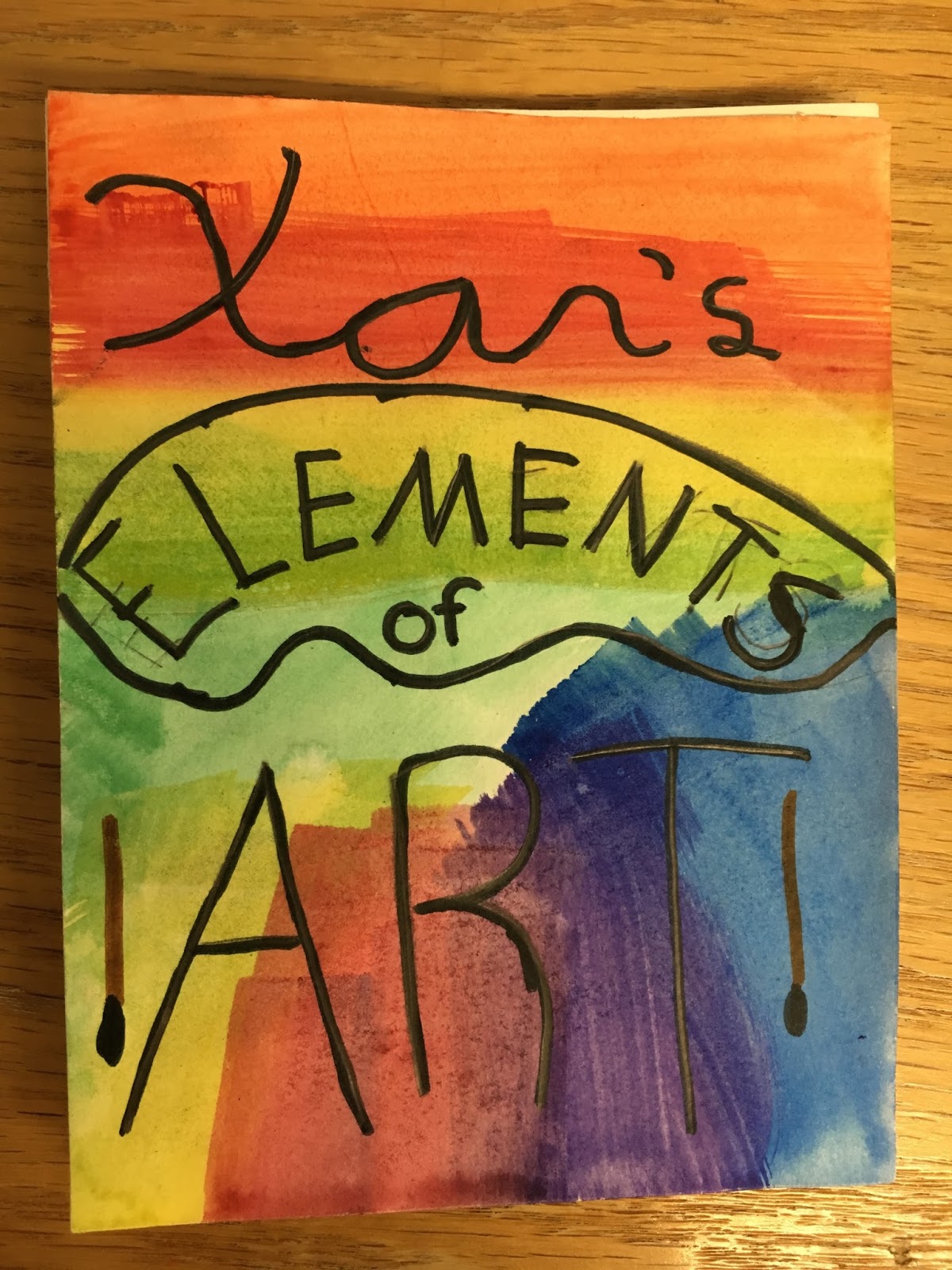 Art From One Thousand Hearts Elements of Art Accordion Books