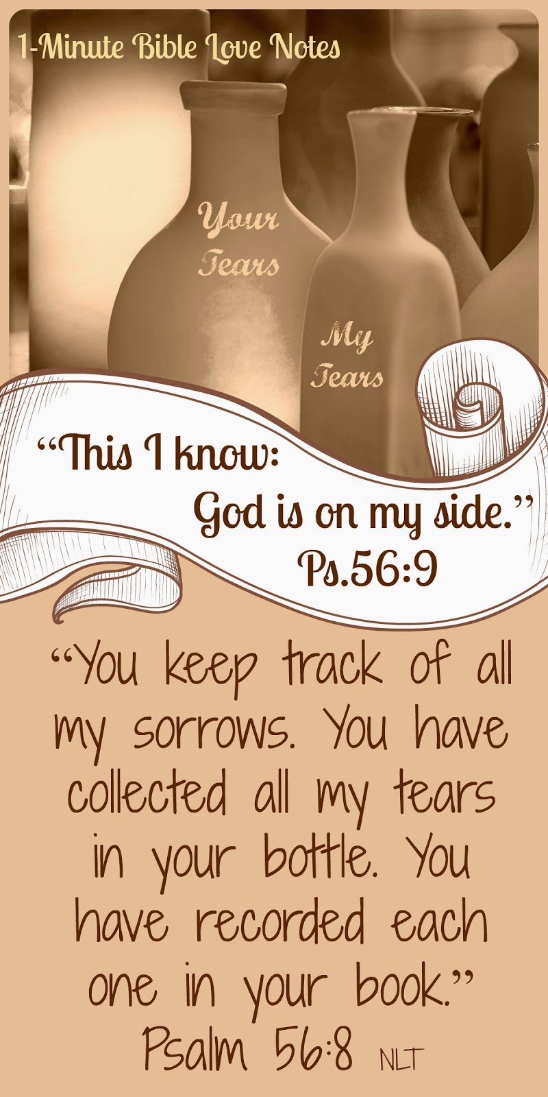 1 Minute Bible Love Notes Tear Bottles what-does-psalm-56-8-mean