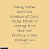 Fear and Living