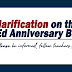 Clarification on the DepEd Anniversary Bonus