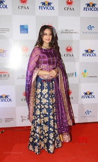 Sonakshi Sinha in Ghagra Choli at Mumbai Caring with Style~  Exclusive Galleries