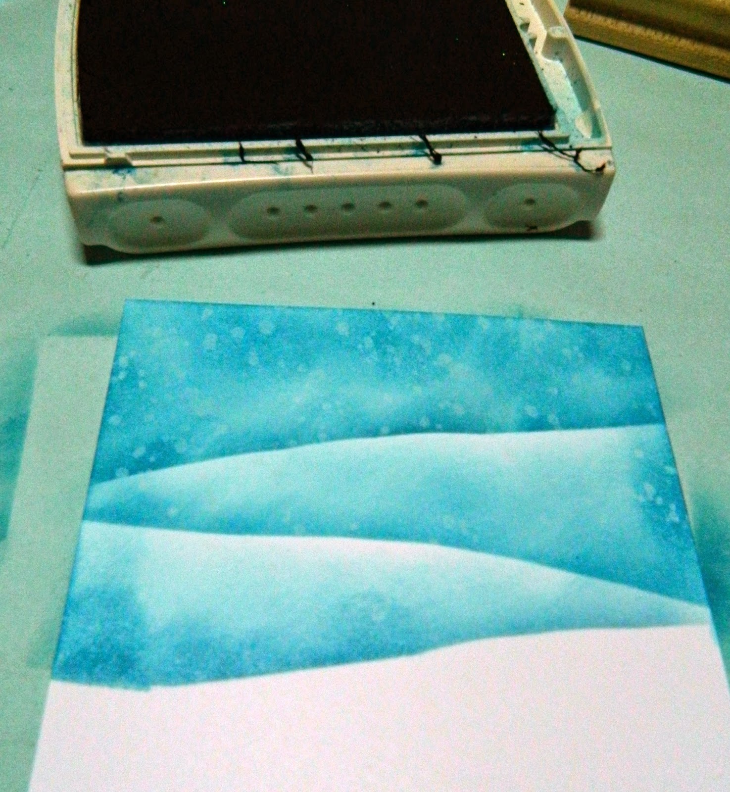 Kimber Kreations: Inked Snow Scene Tutorial