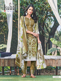 Ishaal Print Gulmohar Vol 13 Pure Lawn Collection in Wholesale Rate  