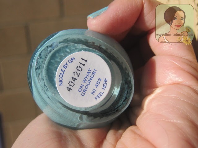 8. Nicole by OPI Roughles Nail Polish in "On What Grounds?" - wide 7