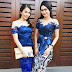 Model Baju Gamis Terbaru Warna Biru Dongker