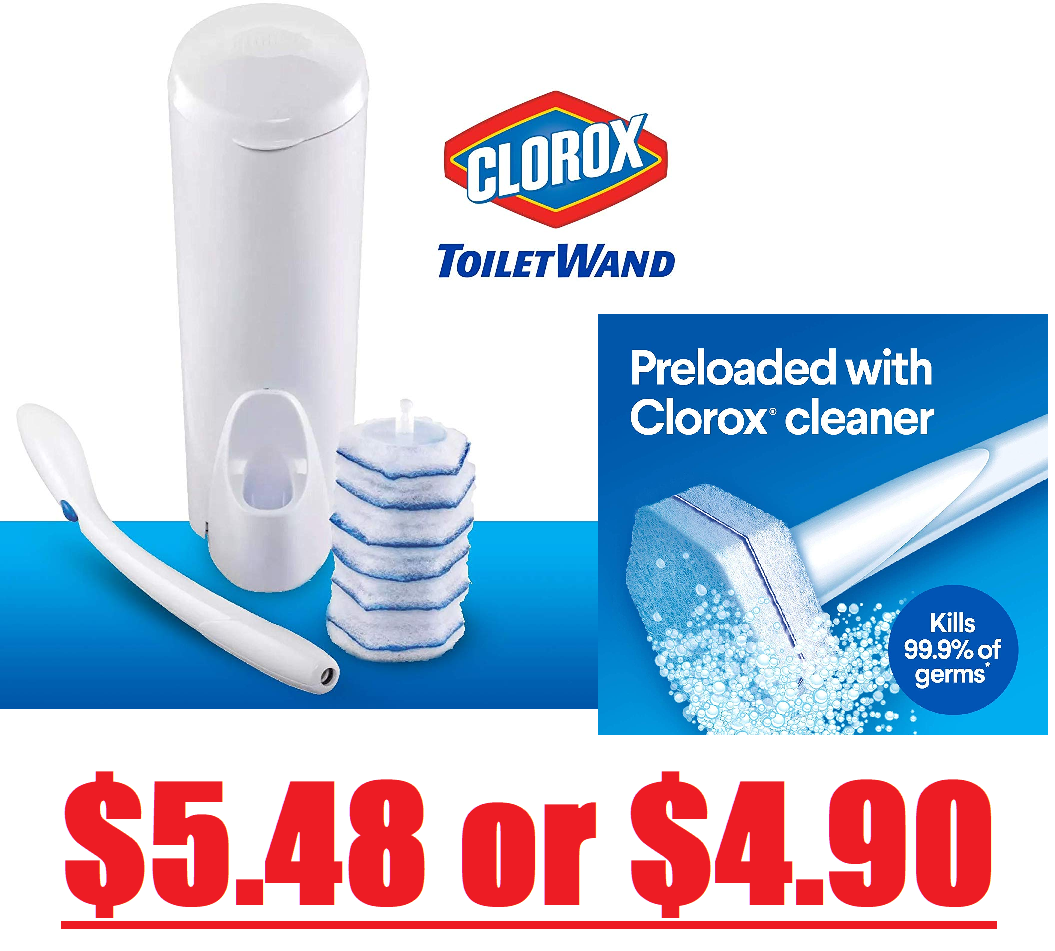 Clorox ToiletWand Disposable Toilet Cleaning System ToiletWand