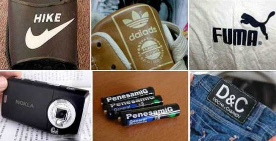 produtos falsificados, 