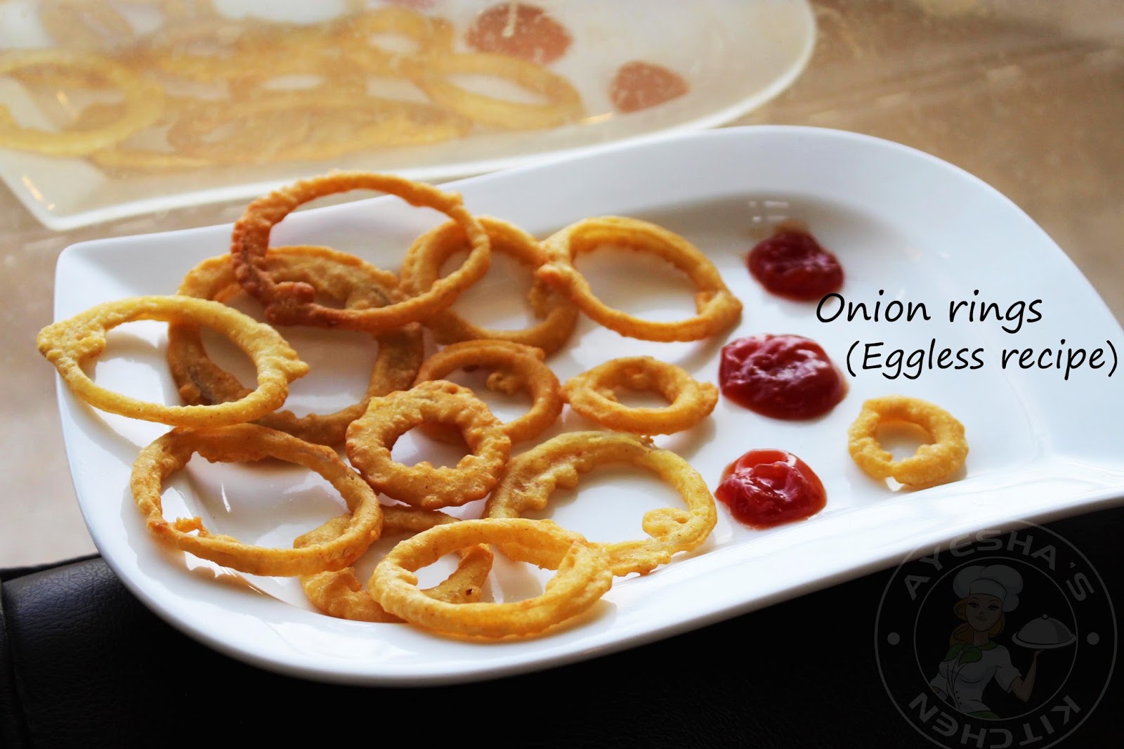 SIMPLE ONION RING RECIPE EGG LESS CRISPY ONION RINGLETS