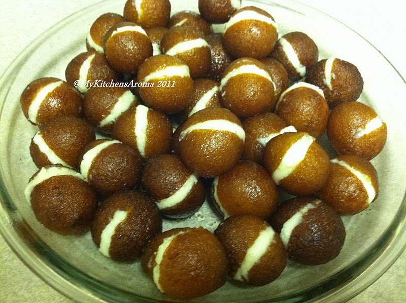 The Sizzling Pan "Sweet Treats" GulabJamun with Sweet Ricotta filling