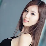 Beautiful Model Lee Ji Min in Black Dress Foto 5