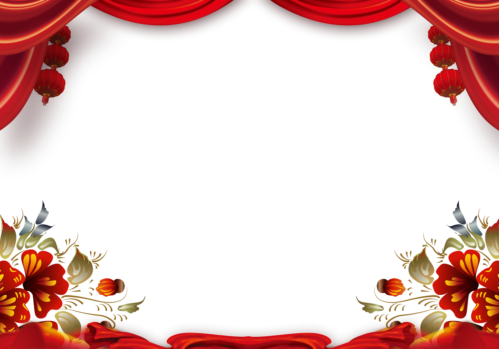 Chinese new year menus Chinese New Year Flower Background by: pngkh.com - PNGKH.COM