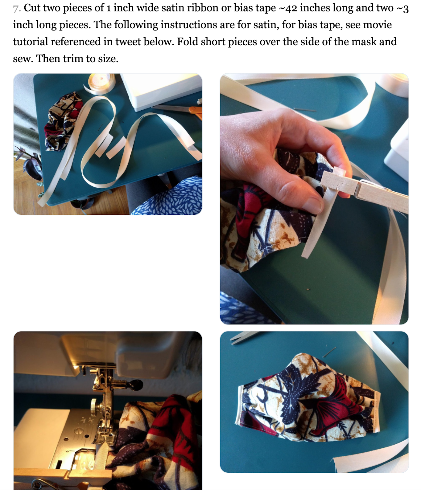 Craftimism The Best* Fabric Mask pattern tutorial