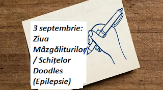 3 septembrie: Ziua Mâzgăliurilor / Schițelor Doodles (Epilepsie)