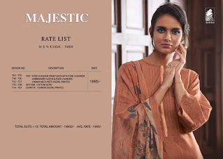 Sahiba Majestic Chanderi Suits Catalogue wholesaler