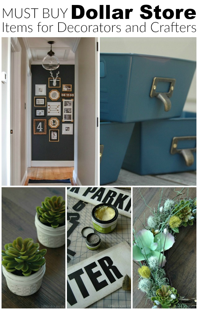 8 MUST BUY Dollar Store items for Decorators and Crafters Little