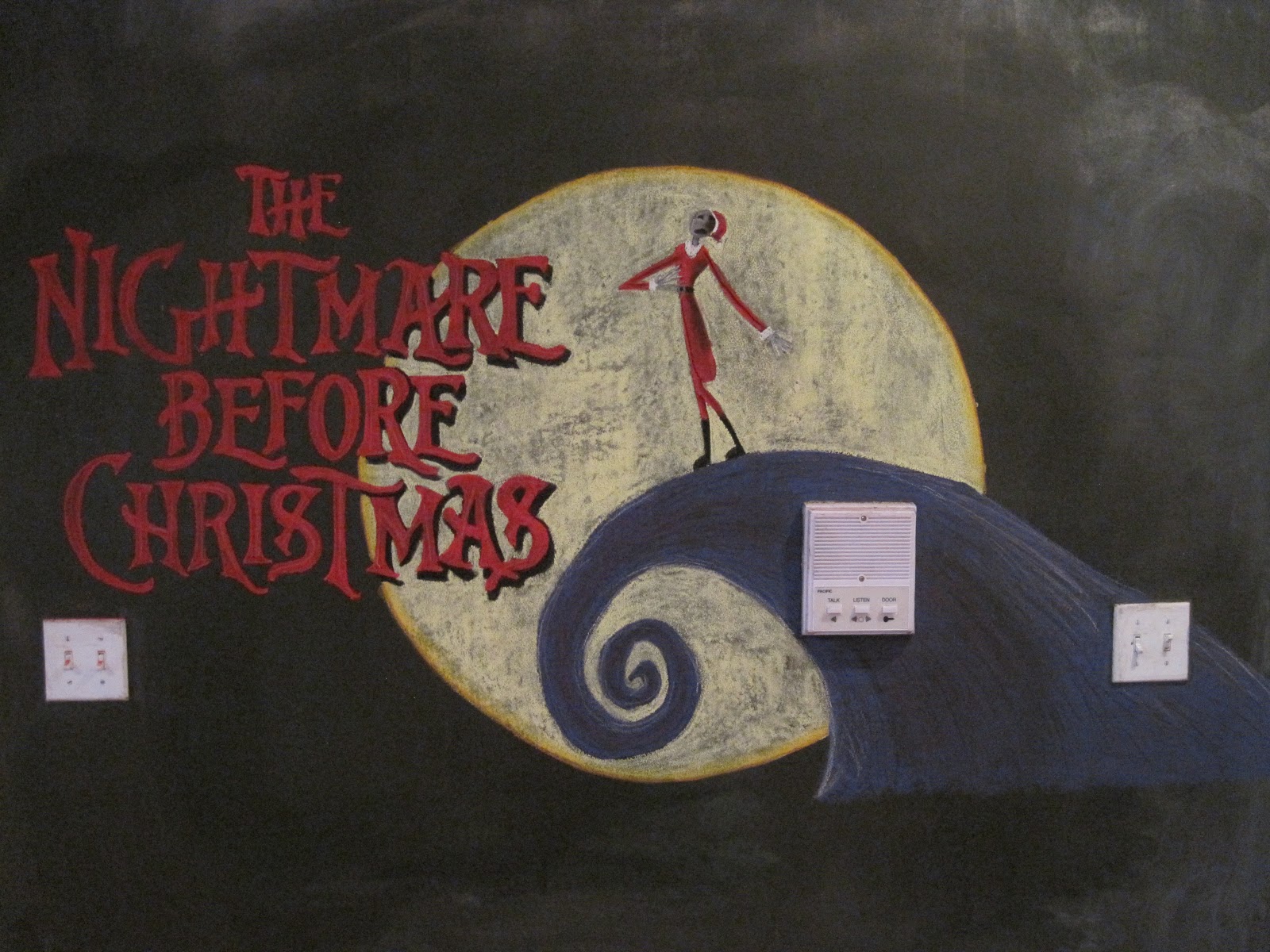 It's a Chalkboard Muralcle!: The Nightmare Before Christmas
