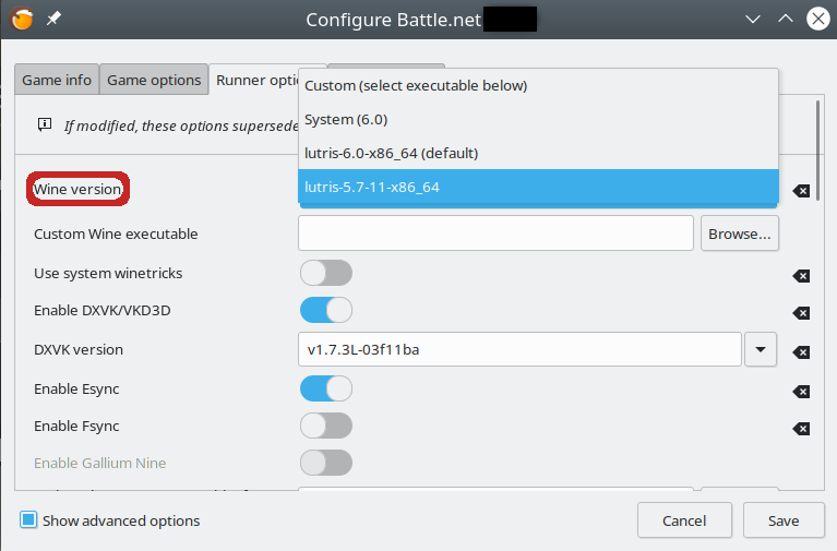 Mofftech Industries How To Change Lutris Wine Version for Windows Games