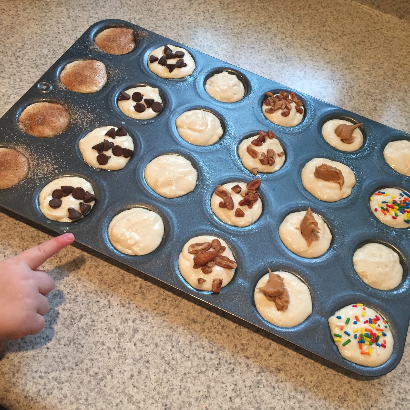 PolkaDotty Place Pancake Mini Muffins