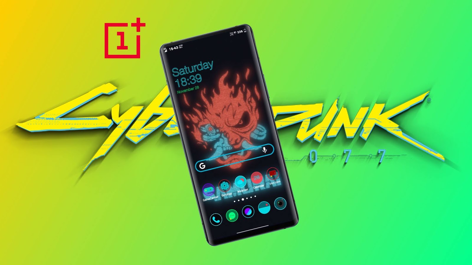 Oneplus cyberpunk Edition theme for vivo