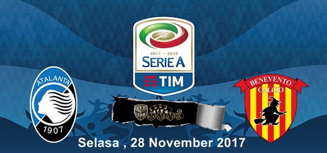 Prediksi Bola : Atalanta Vs Benevento , Selasa 28 November 2017 Pukul 02.45 WIB