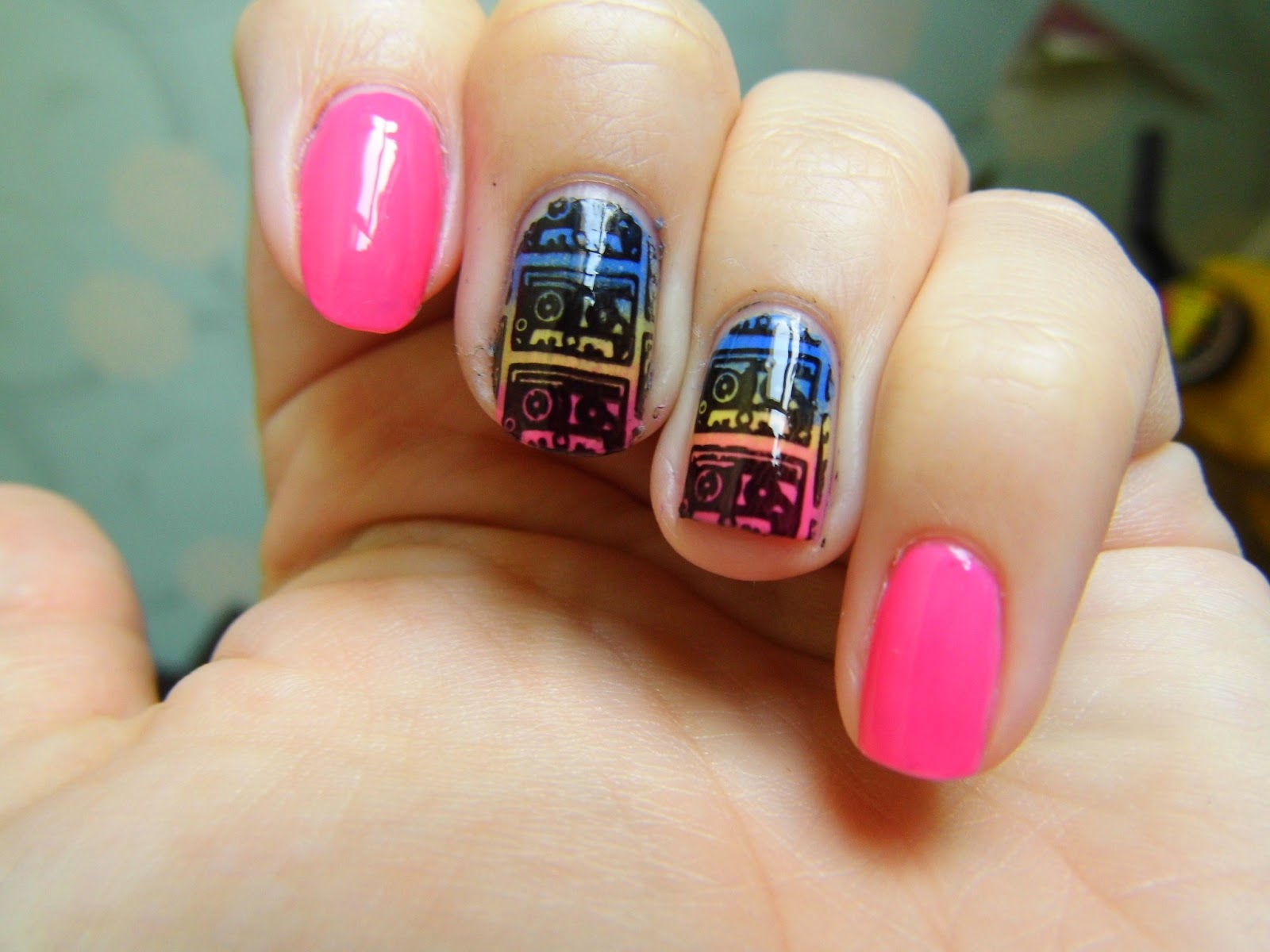 80's Themed Nail Art Tutorials - wide 8