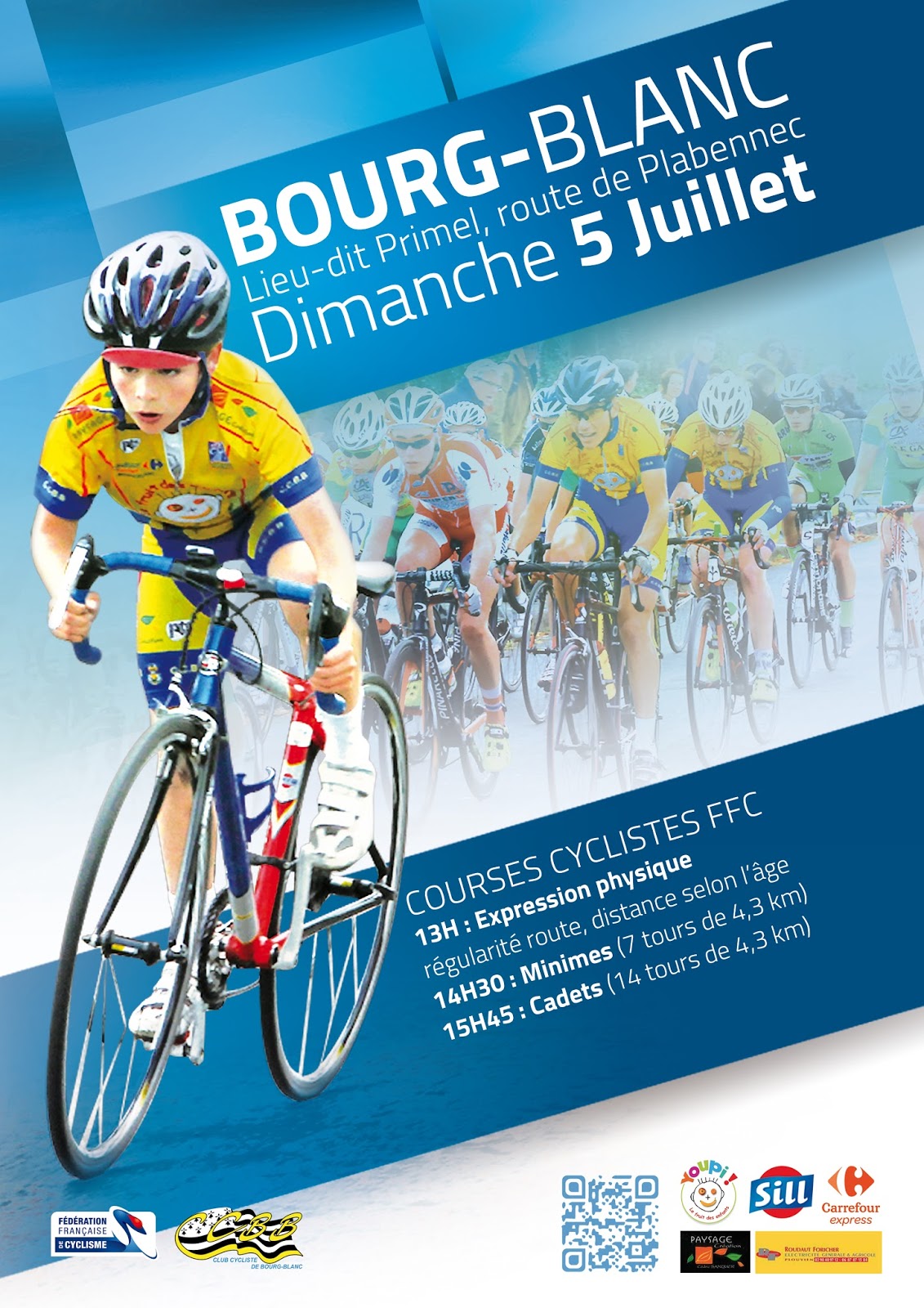 Club Cycliste BourgBlanc (FFC FSGT) 1ère édition des Courses