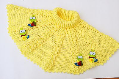 2 - Crochet ganchillo IMAGEN Capita amarilla fácil de hacer. Muy linda.MAJOVEL CROCHET.