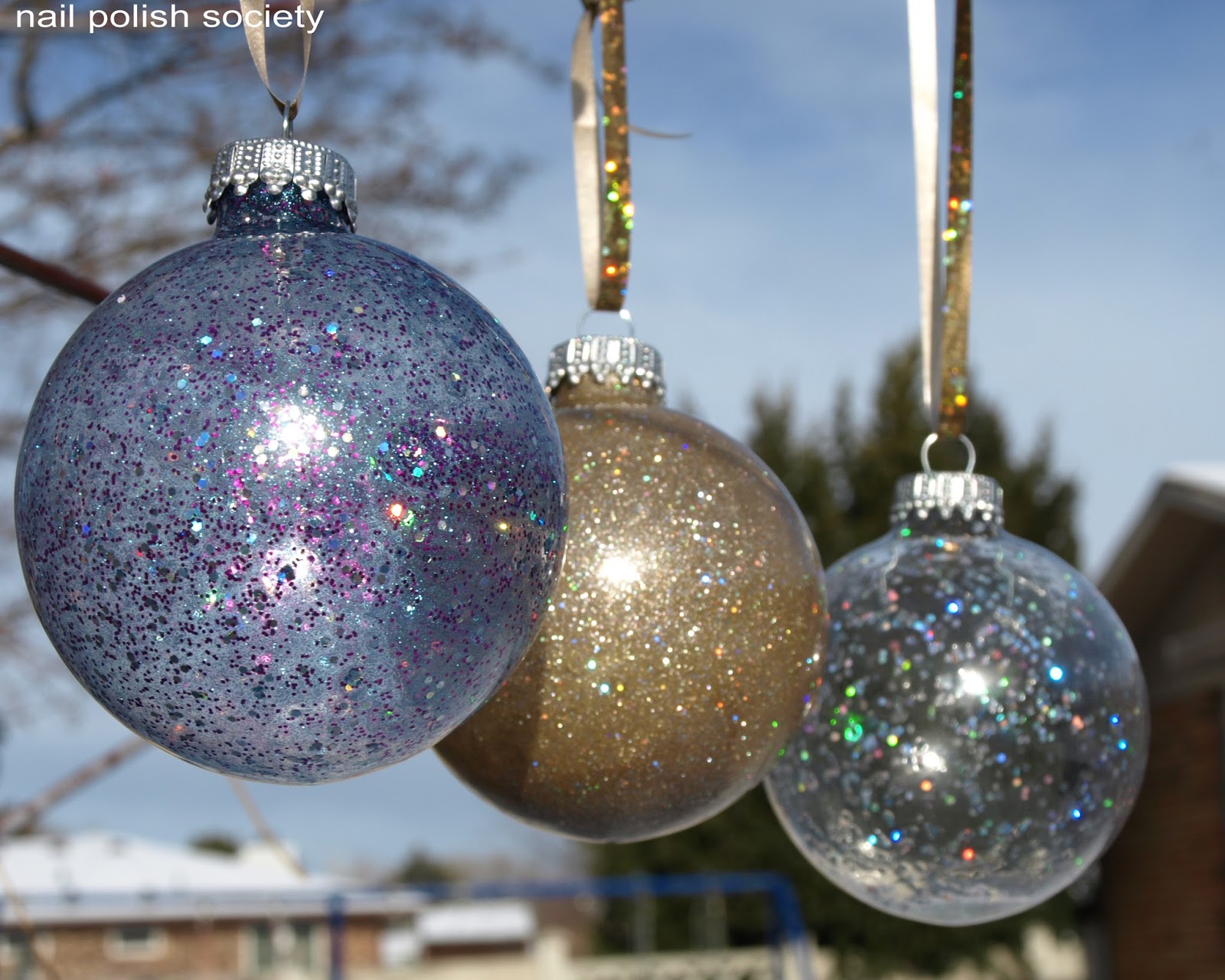 Nail Polish Society Nail Polish Christmas Ornaments