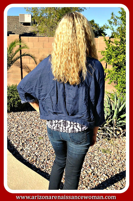 Illa Illa Open Cardigan - Back - October 2015 Golden Tote Review