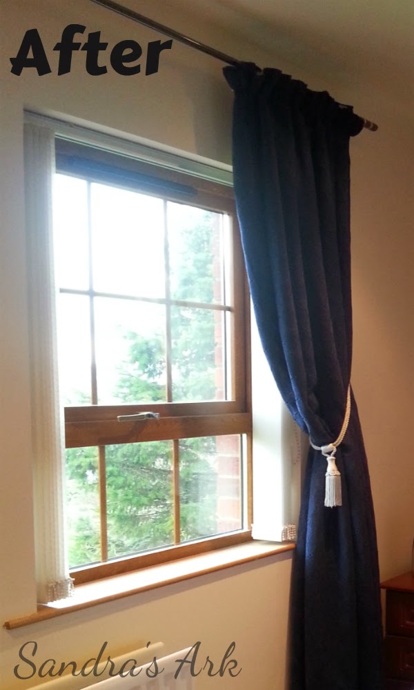 How To Tie Back Curtains That Are Too Long Homedesignview Co We Have Two Small Windows Quite Close Together So One Pair Of Curtains To Frame The