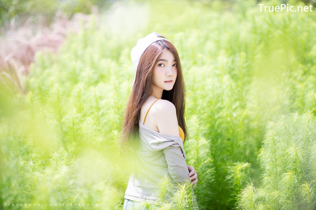 Image-Thailand-Cute-Model-Creammy-Chanama-Beautiful-Angel-In-Flower-Garden-TruePic.net- Picture-80
