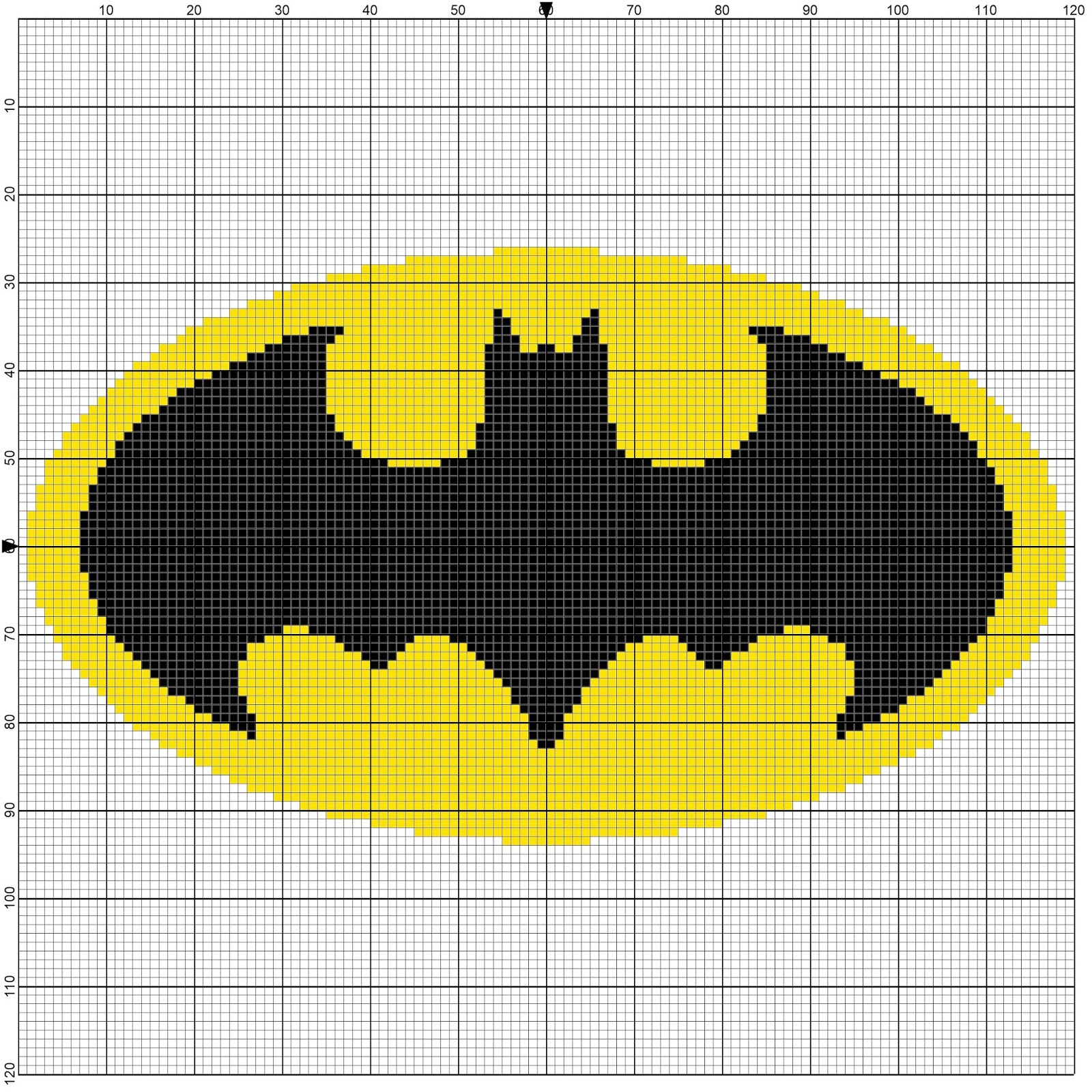Kendra's Crocheted Creations: Batman graph