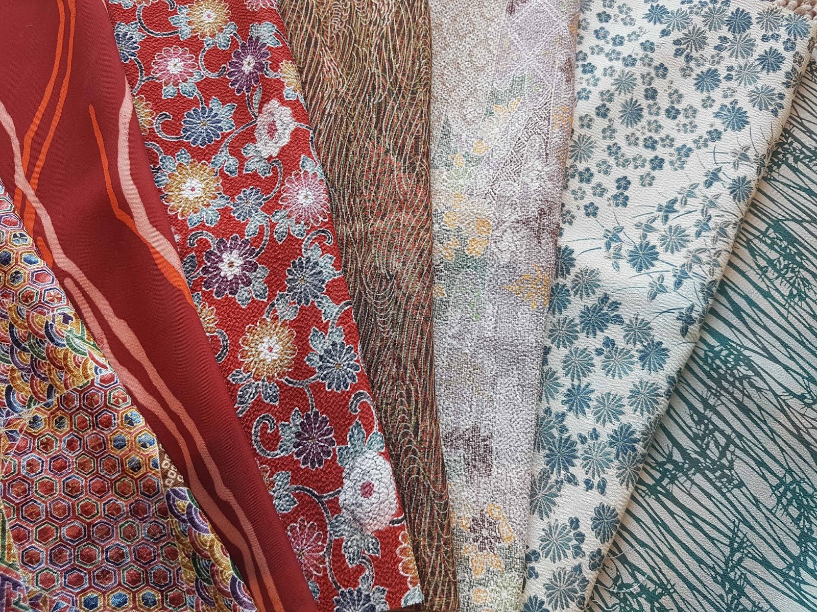 Kimono Purse kinchaku Bag Japanese Vintage Small