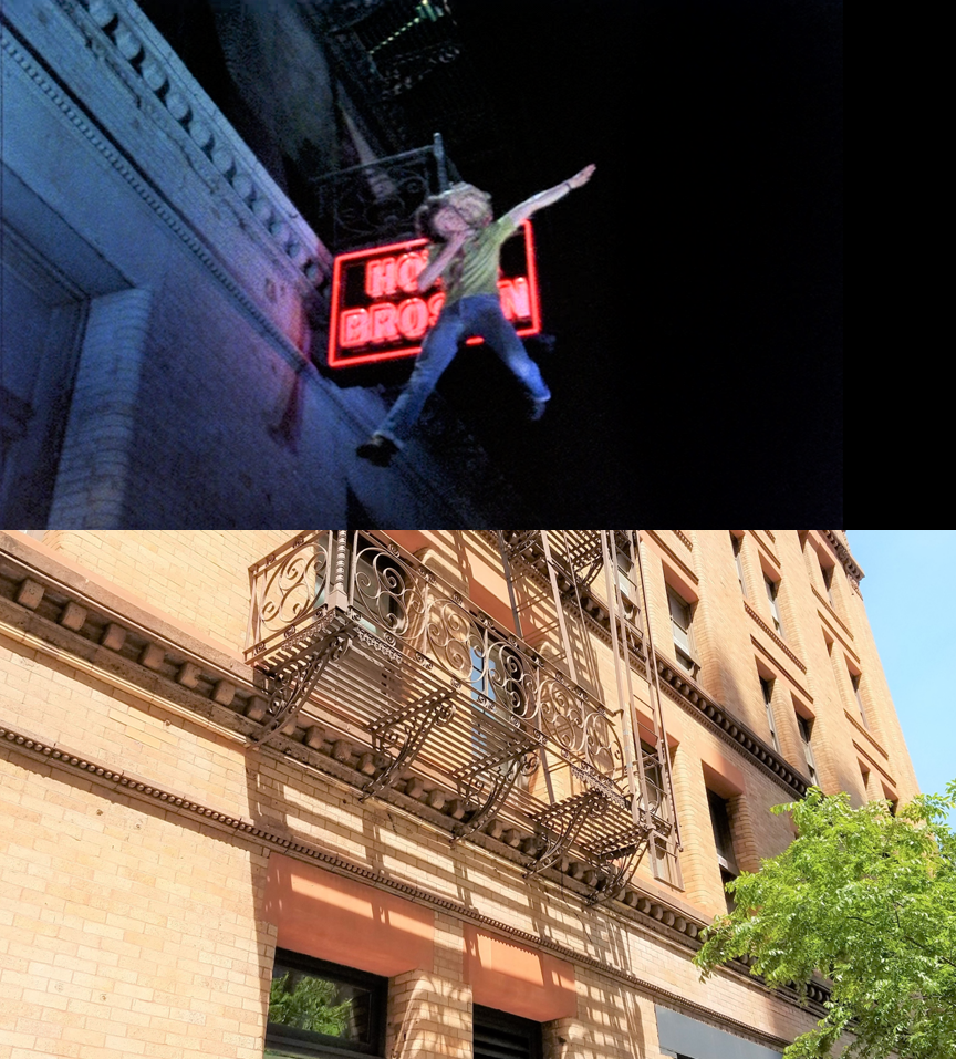 Then & Now Movie Locations Basket Case