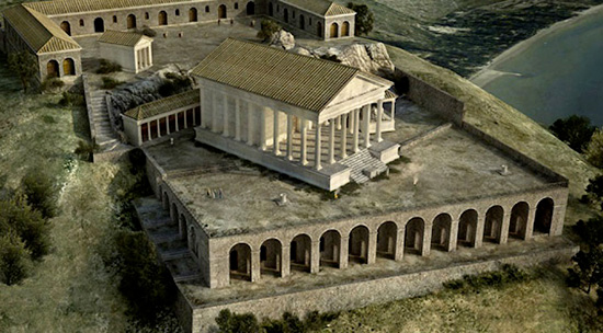 RICOSTRUZIONE TEMPIO DI ANXUR