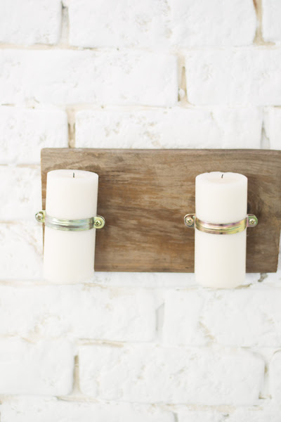 Soporte velas diy