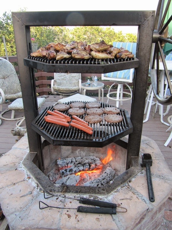 How to build wood-burning grill or charcoal