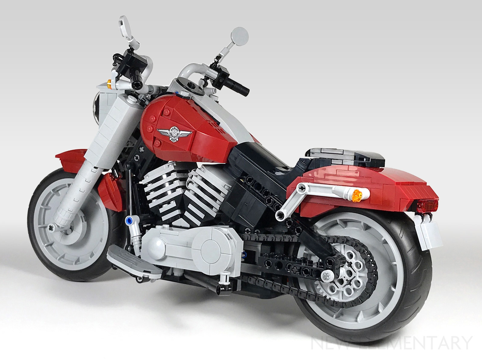 The Lego Harley-Davidson Fat Boy is one of its most realistic sets