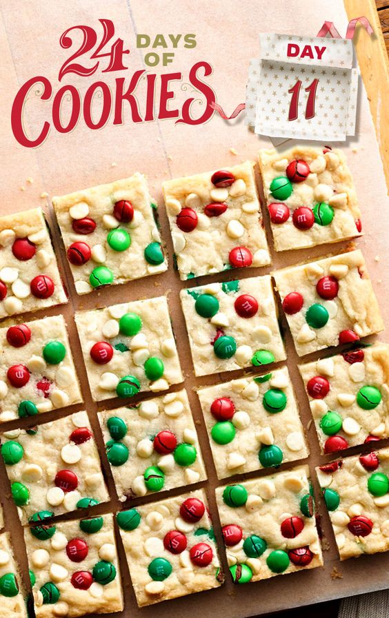 Sugar Cookie M&M's™ Bars My Simple Delecious Foods