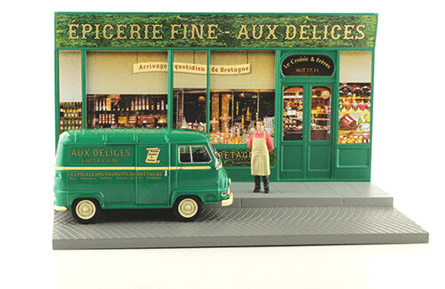 les plus beaux véhicules utilitaires, Renault Estafette l'épicier livreur 1:43