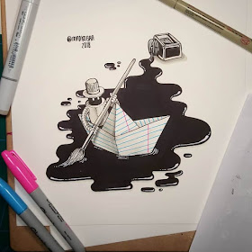 01-Ink-on-a-paper-boat-Pedro-Josue-Carvajal-www-designstack-co