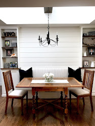 farmhouse kitchen modern banquettes banquette before gather everyones favorite place table kitchens decor makes designs pendants statement industrial classic built