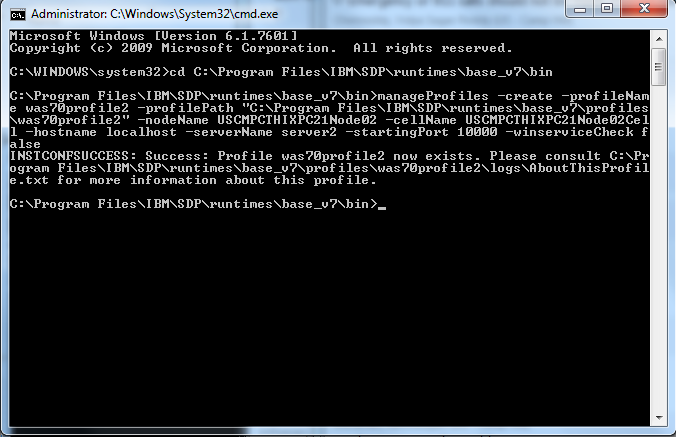 Make It Simple: Create additional WebSphere application server profile