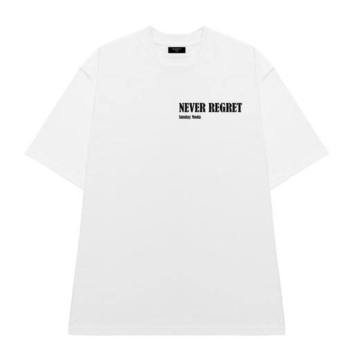 ÁO THUN NEVER REGRET 100% COTTON CO GIÃN