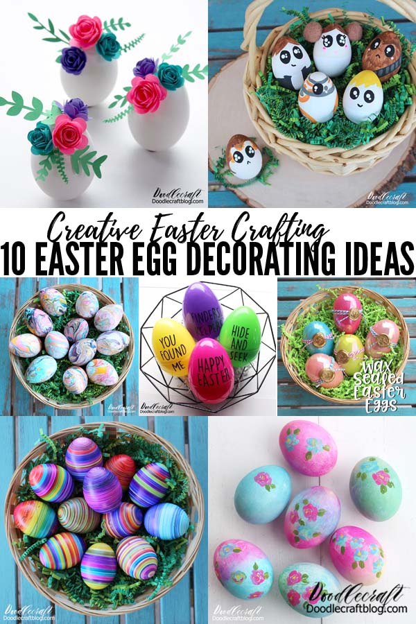 10 Creative Easter Egg Decorating Ideas!