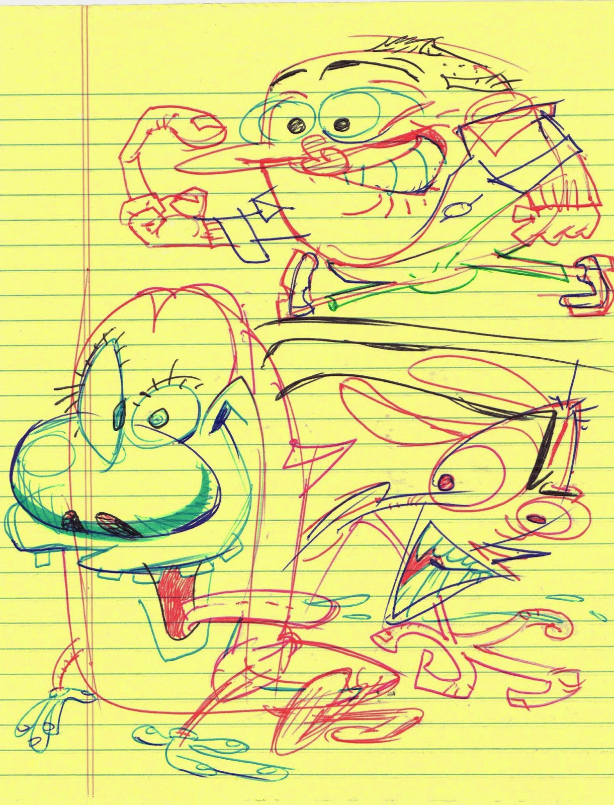 John K Stuff Ren Stimpy Doodles
