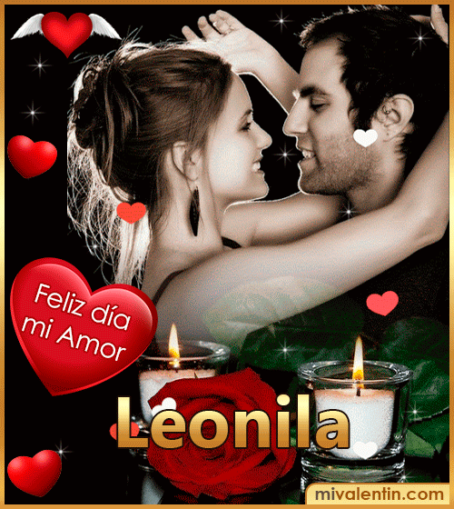 Feliz día San Valentín Leonila