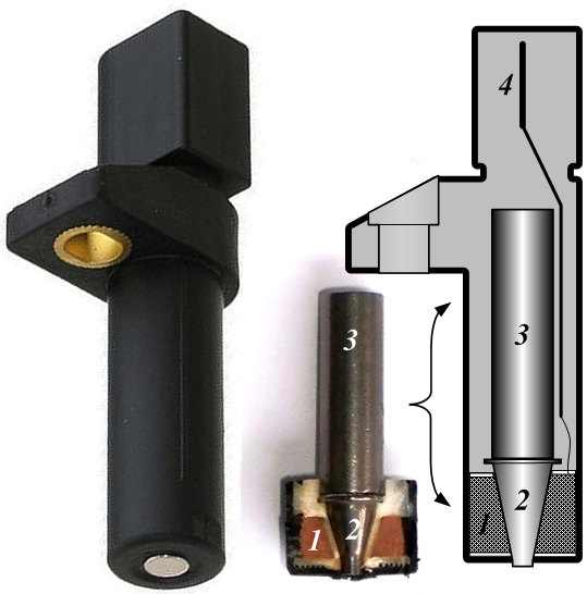 Sensor ckp inductivo de 3 cables