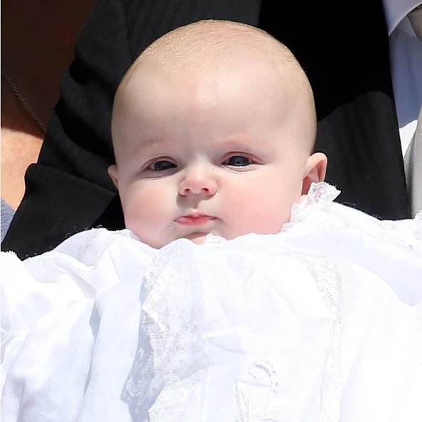 Prince Albert II of Monaco, Princess Gabriella of Monaco, Prince Jacques of Monaco and Princess Charlene of Monaco attend The Baptism Of The Princely Children 